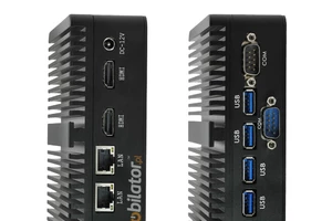 Fanless industrial mini computer MiniPC yBOX-30X(2LAN+2HDMI)-2955U v.2