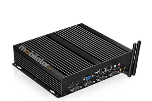Industrial mini computer with 4xCOM RS232 + 2xLAN - MiniPC yBOX X26G(4COM)-J1900 v.2
