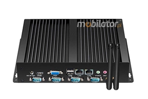Industrial mini computer with 4xCOM RS232 + 2xLAN - MiniPC yBOX X26G(4COM)-J1900 v.5