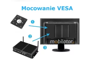 Industrial mini computer with passive cooling MiniPC yBOX X26A (6COM+2LAN)-i5-4200U Barebone