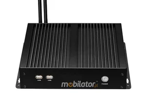 Industrial mini computer with passive cooling and 4xCOM RS232 - MiniPC yBOX X26G(4COM)-N2830 v.5