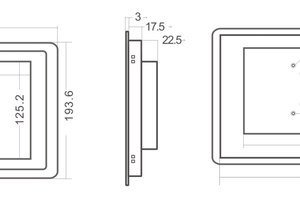 Panelowy monitor dotykowy do linii produkcyjnych
