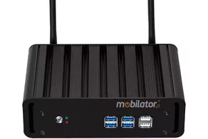Small efficient fanless industrial mini computer with passive cooling MiniPC yBOX-X31-i7 4500U v.3