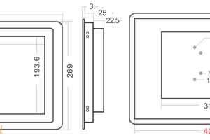 Monitor dotykowy przystosowany do środowisk fabrycznych