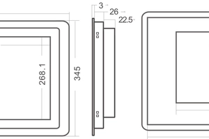 Nowoczesny ekran dotykowy do automatyki przemysłowej