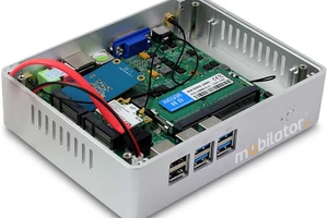 Strengthened industrial mini computer with passive cooling MiniPC yBOX X32 3825U v.1