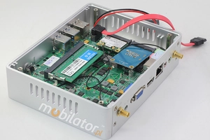 MiniPC yBOX - 32X - i7 4500Y v.3 - wzmocniony wydajny mały bezwentylatorowy komputer przemysłowy - z chłodzeniem pasywnym - z procesorem i7-4500Y