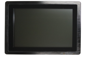 Czarny monitor panelowy przemysłowy LED