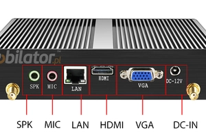 Computer Industry Fanless MiniPC  MiniPC yBOX - X34 N2810 v.1