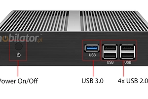 Computer Industry Fanless MiniPC  MiniPC yBOX - X34  i7 4500Y v.4