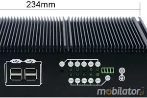 MiniPC przemysłowy z niskim zużyciem energii