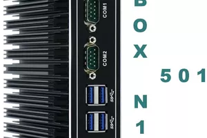 Resilient industrial mini computer with passive cooling IBOX-501 N15 i3-6100U v.2
