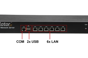 MiniPC yBOX 1U - 1037U Barebone Komputer przemysłowy fanless 6x LAN do szafy rakowej