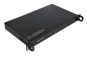 MiniPC yBOX 1U - 1037U v.1 Komputer przemysłowy fanless 6x LAN do szafy rakowej