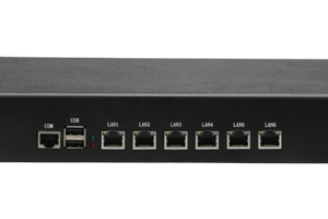 MiniPC yBOX 1U - 1037U v.4 Komputer przemysłowy fanless 6x LAN do szafy rakowej