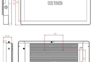 Wodoodporny ekran dotykowy do produkcji