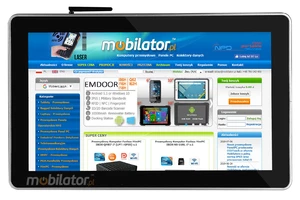 nowoczesny komputer panelowy wytrzymały przemysłowy