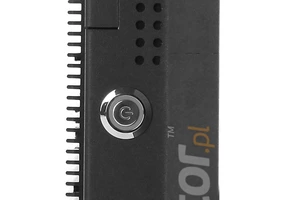 Wzmocniony, metalowy Panel PC przemysłowy czarny  multimedialny