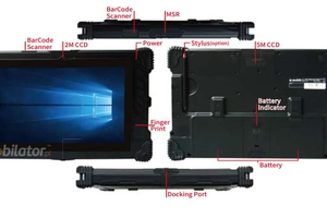 i-Mobile AP-10 v.8 - 10 calowy ekran dotykowy - wodoodporny Tablet przemysłowy z 4G LTE, GPS i dwie kamery