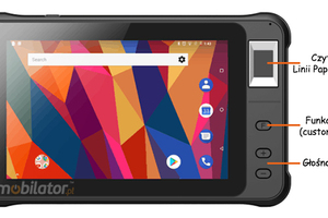 Emdoor EM-T75H v.3 - Nowoczesny Tablet przemysłowy z skanerem kodów kreskowych 2D, norma IP67, ekran 1000nits, dotyk mokrymi palcami i w rękawiczkach