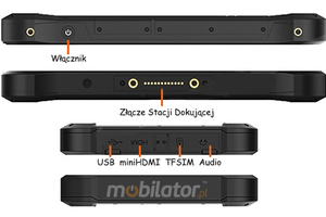 Emdoor EM-T75H v.3 - Nowoczesny Tablet przemysłowy z skanerem kodów kreskowych 2D, norma IP67, ekran 1000nits, dotyk mokrymi palcami i w rękawiczkach