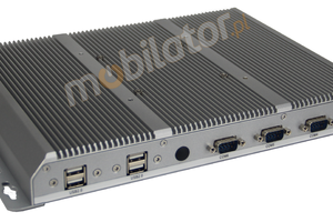 Minimaker BBPC-K02 v.2 - Wydajny wzmocniony mini komputer przemysłowy z 2x (karta sieciowa) LAN RJ45 oraz portami szeregowymi COM RS232