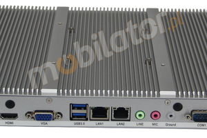 Minimaker BBPC-K03 (i3-6006U) v.5 - Mini industrial computer (Inter Core i3 processor) 2x LAN RJ45 and 6 COM serial ports