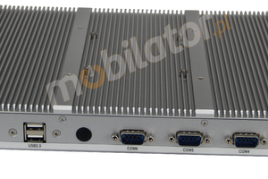 MinimPC BBPC-K03 (i3-7020U) miniPC v.6- industrial computer with additional cooling, Inter Core i3 processor, 2x LAN RJ45 and ports serial 6x COM