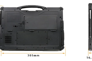 Rugged laptop przemysłowy z wysoką odpornością