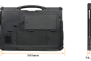 Laptop przemysłowy z normą IP65