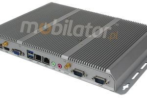Minimaker BBPC-K04 (i5-7200U) v.9 - resistant mini pc for use in production halls and warehouses (Intel Core i5), 2x LAN RJ45 and 6x COM 232