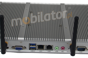 Minimaker BBPC-K05 (i7-7500U) v.10 - Powerful resistant industrial mini computer (Intel Core i7), 6x COM RS232 and 2x LAN