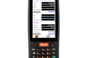 MobiPad PDA-C104 v.2 - Reinforced data terminal with ANDROID 7.0 system equipped with 2D code scanner and WiFi + Bluetooth 4.0, RFID, 4G LTE
