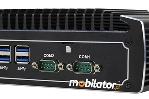 IBOX-N15 (i5-8250U) v.1 - Modern mini industrial computer with 2 network cards and 2 COM ports