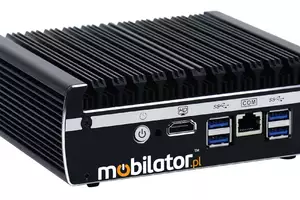 IBOX-N13AL6 (3865U) Barebone - a small industrial computer with a reinforced housing