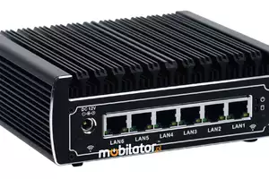 IBOX-N13AL6 (i5-7200U) v.2 - Industrial computer (6x LAN + WiFi) with Intel Core i5 processor