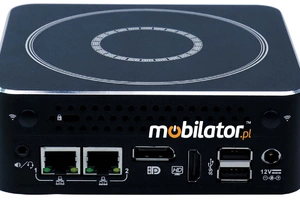 IBOX-N6F i3 (7100U) v.2 - Industrial Mini PC with fan-less housing (2xLAN + Display Port + HDMI + WiFi)