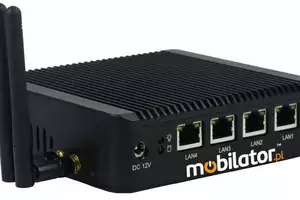 IBOX-N10E (E3845) Barebone - A budget industrial computer with 4 network cards