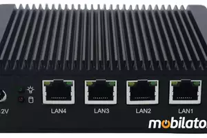 IBOX-N10E (E3845) v.2 - Cheap Industrial computer with VGA port and 4x LAN RJ45