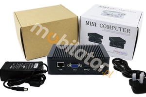 IBOX-N10E (E3845) v.2 - Cheap Industrial computer with VGA port and 4x LAN RJ45