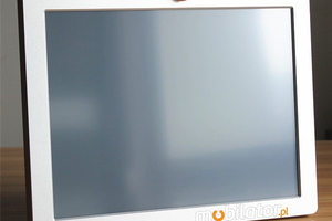 Wzmocniony, metalowy Panel PC przemysłowy czarny  multimedialny