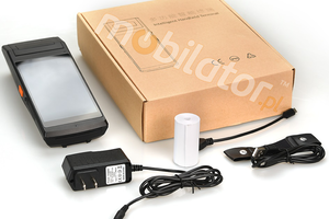 MobiPad PDA-B5501 v.2 - Industrial data collector with IP 65 and NFC, Bluetooth, 4G LTE, WiFI (ANDROID 7.0) technologies - integrated printer