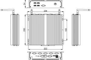 Wielozadaniowy przemysłowy  MiniPC
