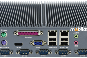 IBOX-206 v.1 - Resilient industrial computer with DDR3 memory and SSD disk