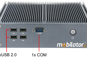 IBOX-206 v.4 - Rugged industrial computer with 6 COM ports