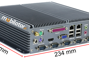 IBOX-206 v.4 - Rugged industrial computer with 6 COM ports