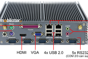 IBOX-206 v.4 - Rugged industrial computer with 6 COM ports