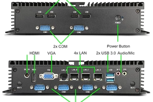bBOX i7-4500U v.5 - Modern, rugged computer with reinforced housing, 6 COM ports and 4 LAN ports