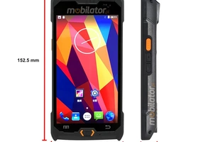 MobiPad PDA-50CCPLUS v.1 - Waterproof collector-inventory with a 2D barcode scanner (Android 9.0 System) and NFC + 4G LTE + Bluetooth + WiFi