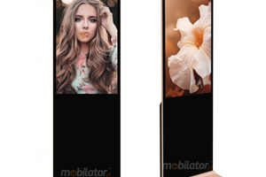 HyperView 43 v.5 - Advertising panel with a 43-inch screen (infrared touch), with wifi, Android 7.1 and 4G